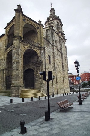 La iglesia de San Antón es uno de los símbolos de Bilbao