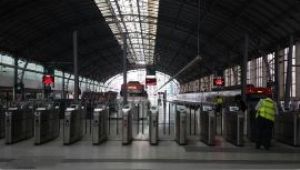 Fotografía de la estación de Abando en Bilbao.